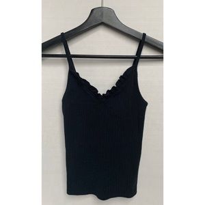 Topshop Black Camisole Crop Top